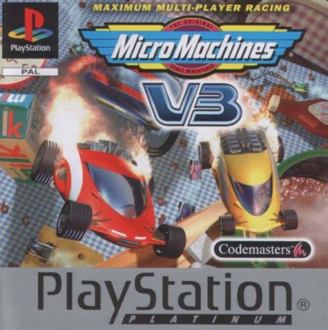 PlayStation - PS★MICRO MACHINES V3 海外版 PAL Micro Machines V3 PS1 Review - Classic Arcade Multiplayer